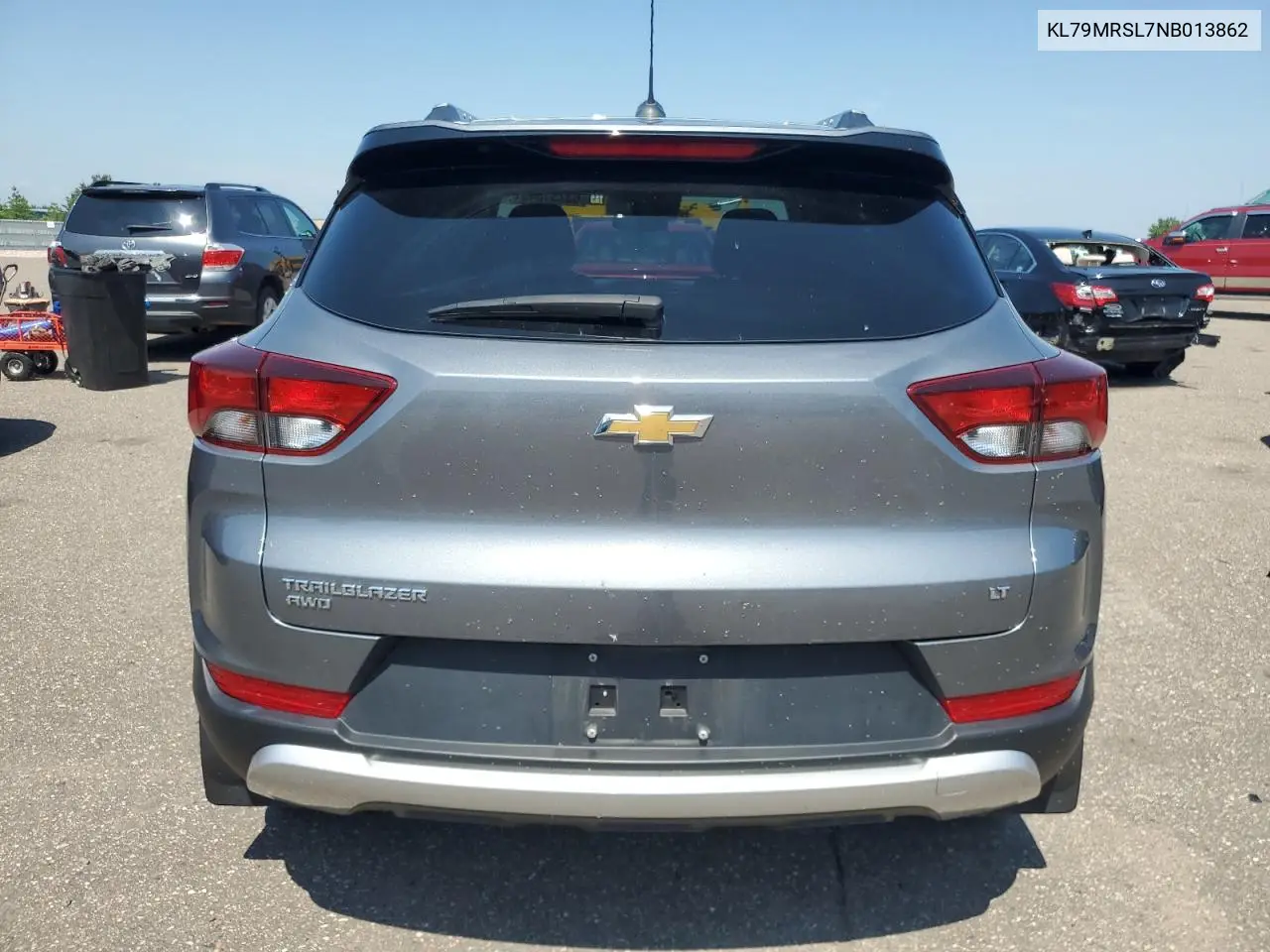 2022 Chevrolet Trailblazer Lt VIN: KL79MRSL7NB013862 Lot: 63231045