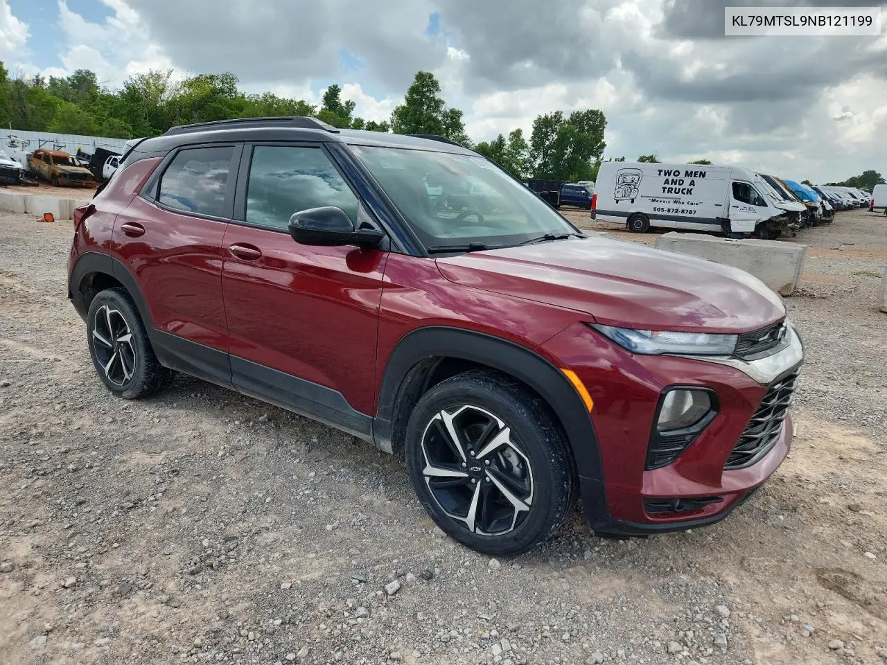 2022 Chevrolet Trailblazer Rs VIN: KL79MTSL9NB121199 Lot: 63418075