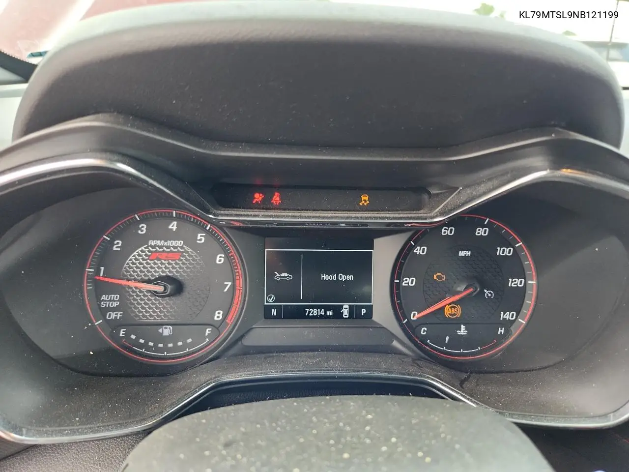2022 Chevrolet Trailblazer Rs VIN: KL79MTSL9NB121199 Lot: 63418075
