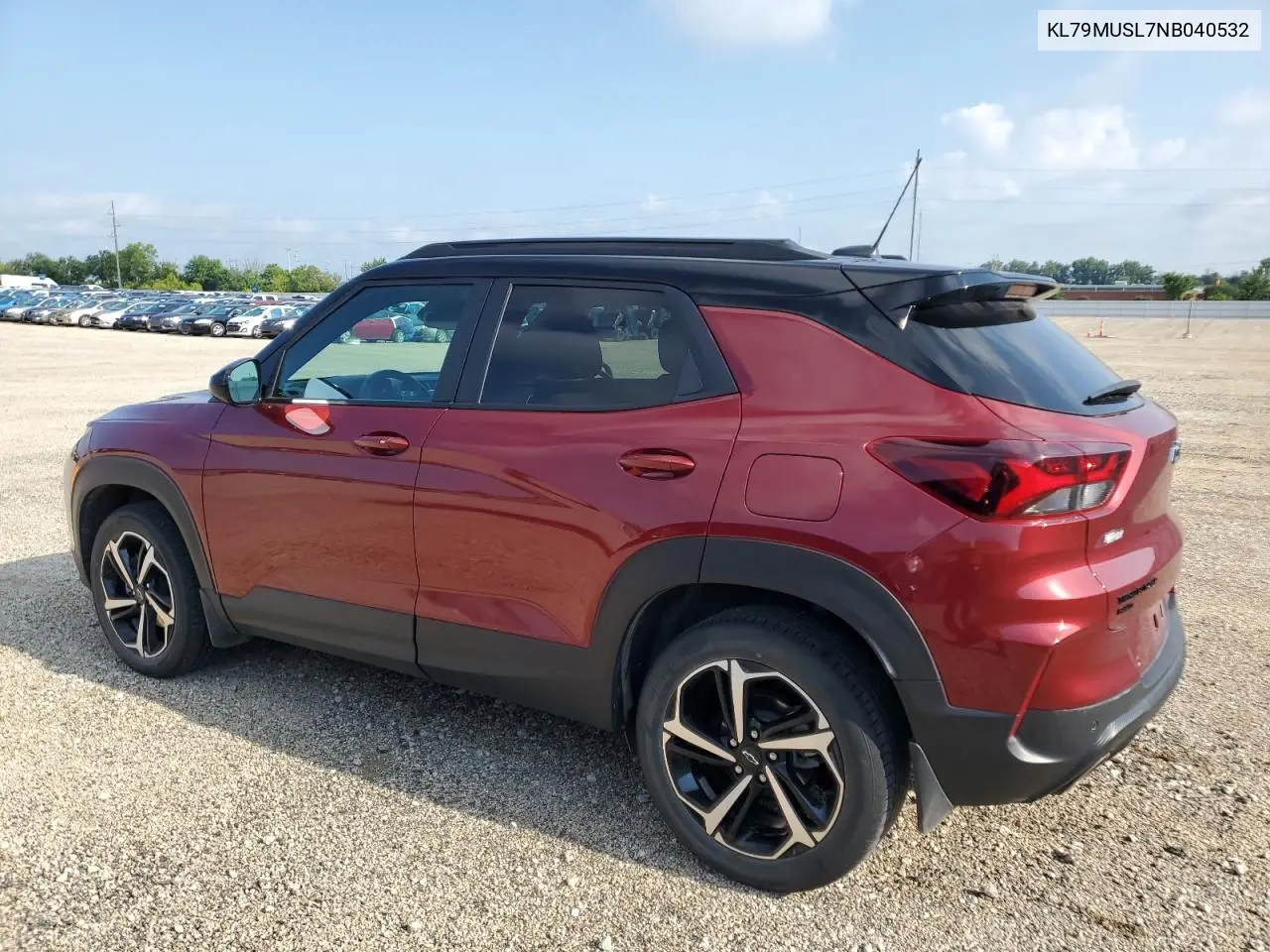 2022 Chevrolet Trailblazer Rs VIN: KL79MUSL7NB040532 Lot: 63652425