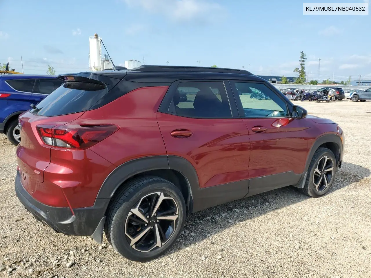 2022 Chevrolet Trailblazer Rs VIN: KL79MUSL7NB040532 Lot: 63652425