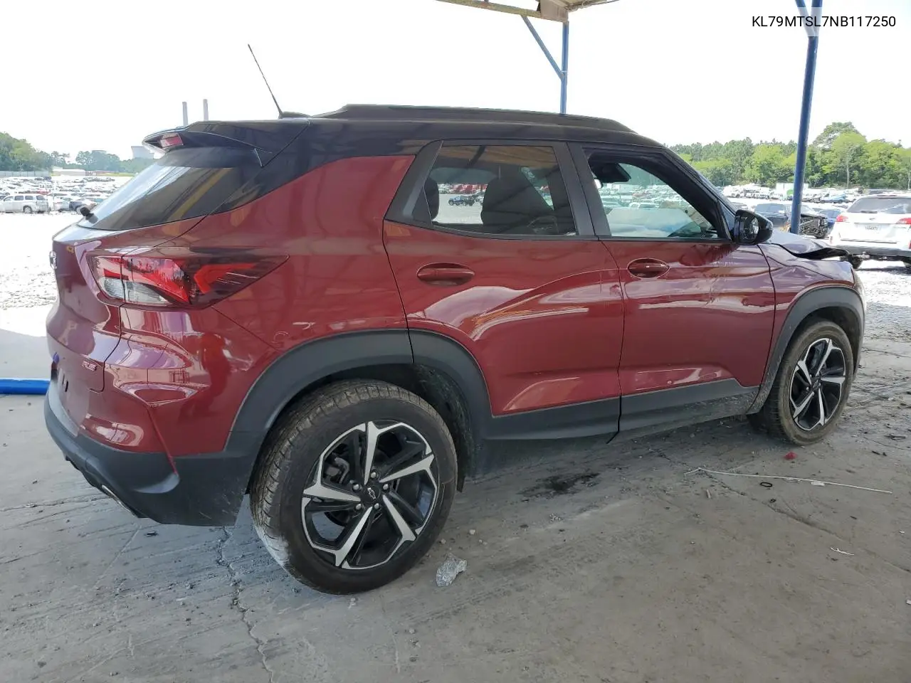 2022 Chevrolet Trailblazer Rs VIN: KL79MTSL7NB117250 Lot: 64067785