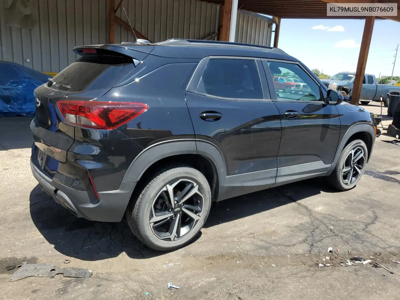 2022 Chevrolet Trailblazer Rs VIN: KL79MUSL9NB076609 Lot: 64087605