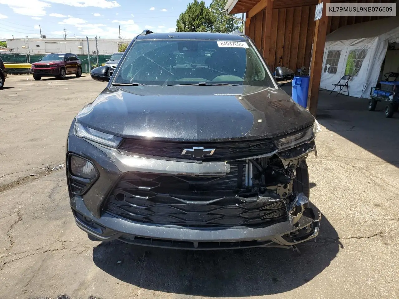 2022 Chevrolet Trailblazer Rs VIN: KL79MUSL9NB076609 Lot: 64087605