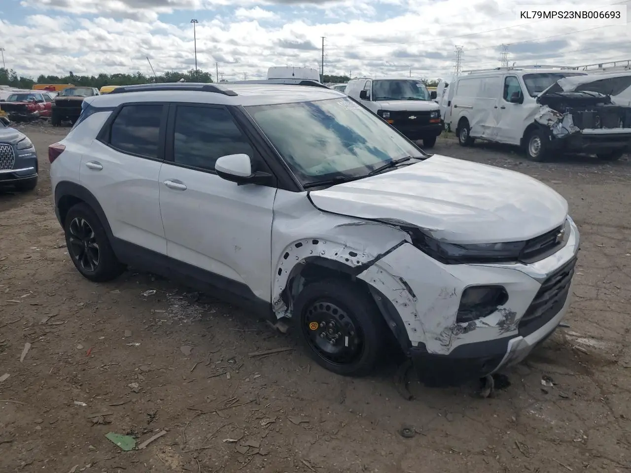 2022 Chevrolet Trailblazer Lt VIN: KL79MPS23NB006693 Lot: 64805175