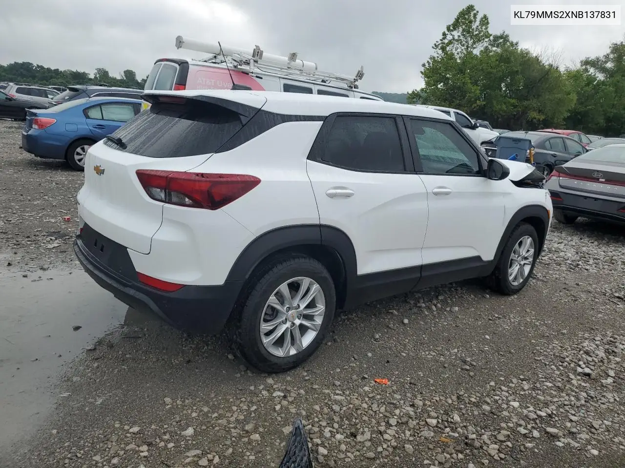 2022 Chevrolet Trailblazer Ls VIN: KL79MMS2XNB137831 Lot: 65131815