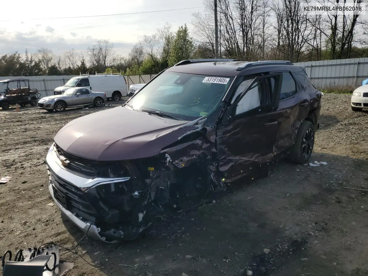 2023 Chevrolet Trailblazer Lt VIN: KL79MRSL4PB062018 Lot: 53191905