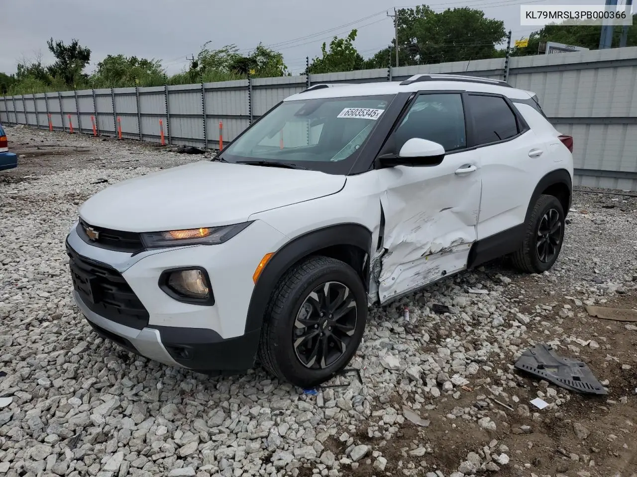 2023 Chevrolet Trailblazer Lt VIN: KL79MRSL3PB000366 Lot: 65035345