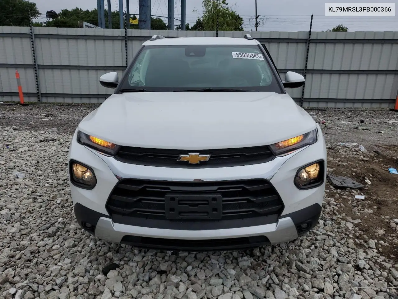 2023 Chevrolet Trailblazer Lt VIN: KL79MRSL3PB000366 Lot: 65035345
