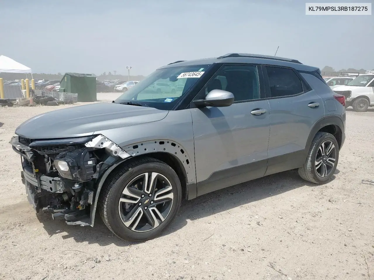 2024 Chevrolet Trailblazer Lt VIN: KL79MPSL3RB187275 Lot: 56743645