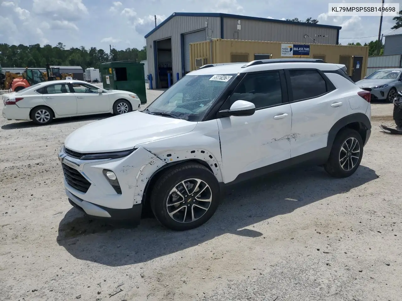 2025 Chevrolet Trailblazer Lt VIN: KL79MPSP5SB149698 Lot: 55601475