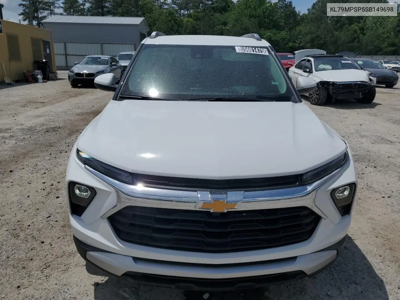 2025 Chevrolet Trailblazer Lt VIN: KL79MPSP5SB149698 Lot: 55601475