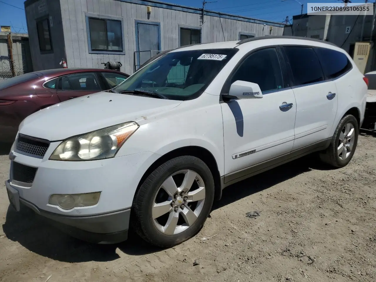 2009 Chevrolet Traverse Lt VIN: 1GNER23D89S106355 Lot: 62795175