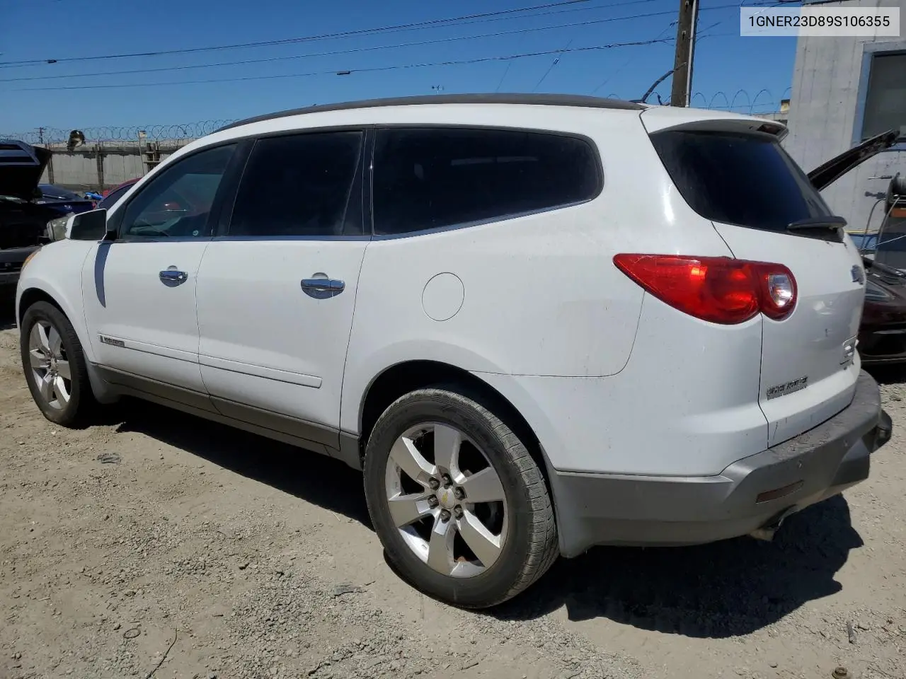 2009 Chevrolet Traverse Lt VIN: 1GNER23D89S106355 Lot: 62795175