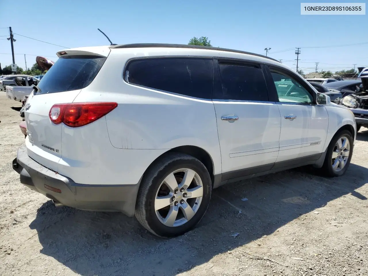 2009 Chevrolet Traverse Lt VIN: 1GNER23D89S106355 Lot: 62795175