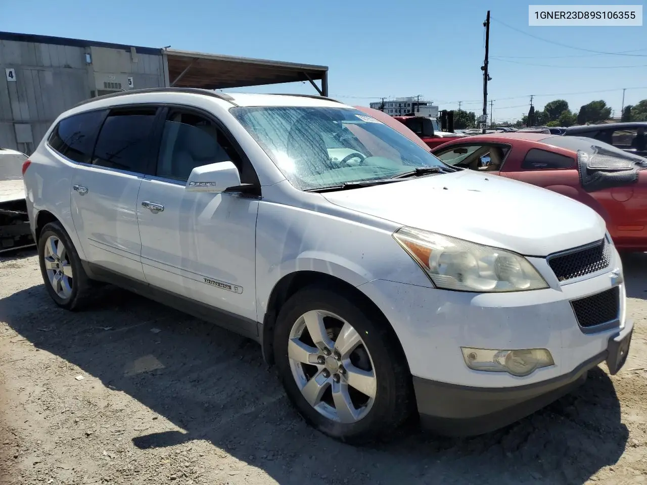 2009 Chevrolet Traverse Lt VIN: 1GNER23D89S106355 Lot: 62795175