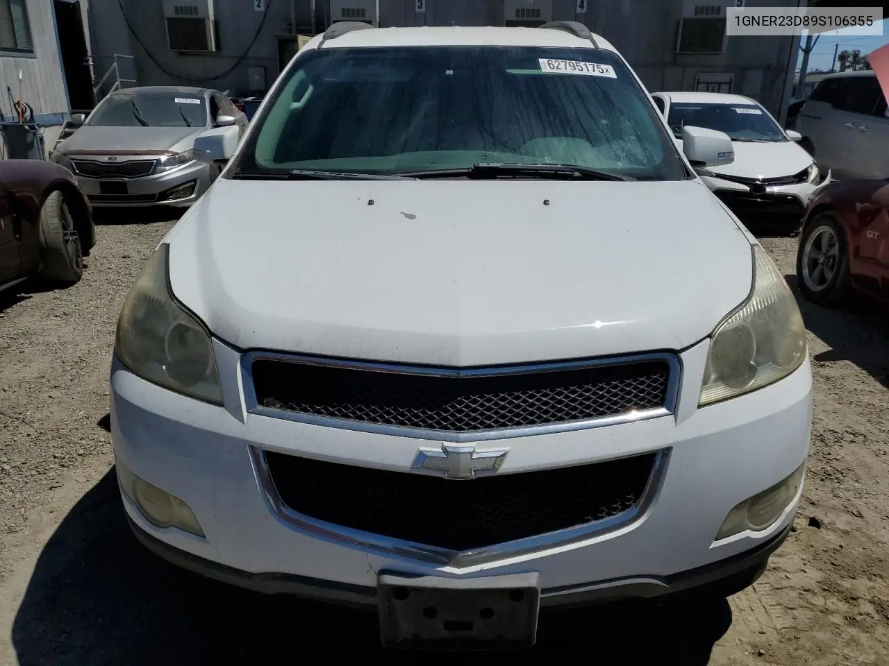 2009 Chevrolet Traverse Lt VIN: 1GNER23D89S106355 Lot: 62795175