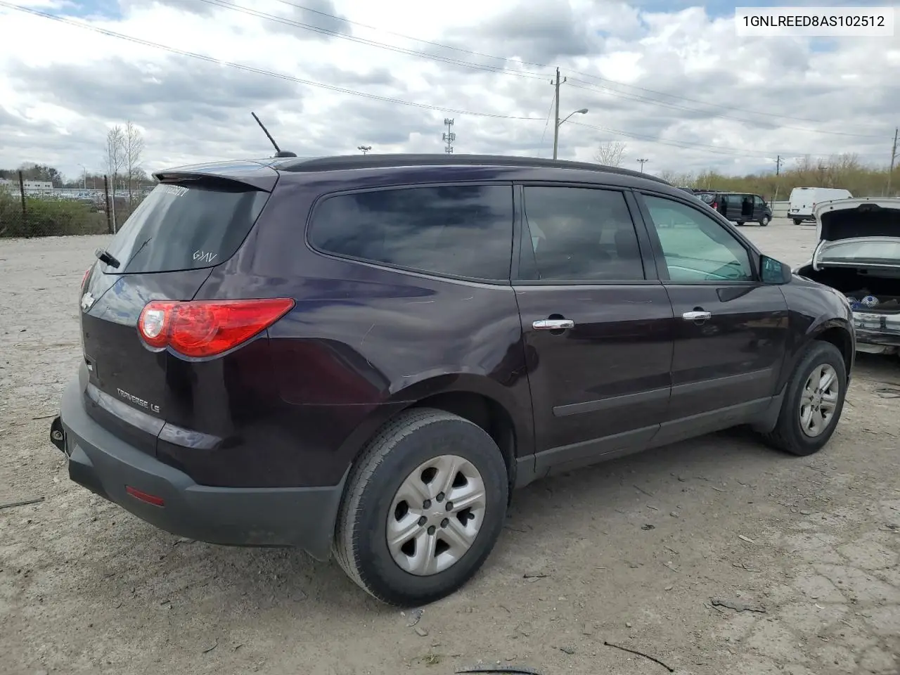 2010 Chevrolet Traverse Ls VIN: 1GNLREED8AS102512 Lot: 52874085