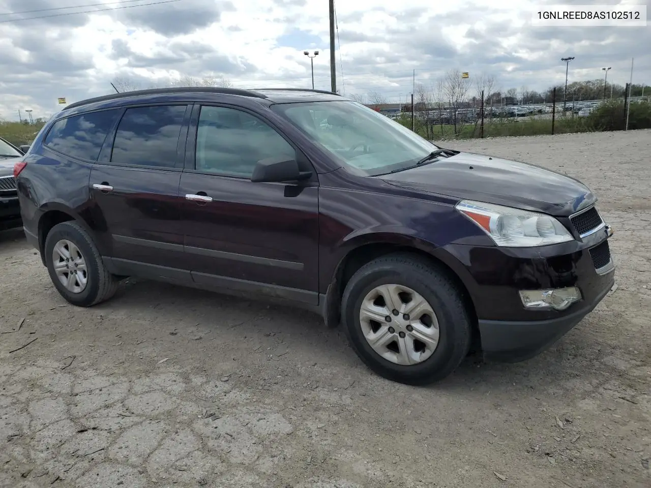2010 Chevrolet Traverse Ls VIN: 1GNLREED8AS102512 Lot: 52874085