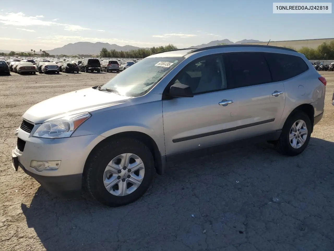 2010 Chevrolet Traverse Ls VIN: 1GNLREED0AJ242818 Lot: 62084495