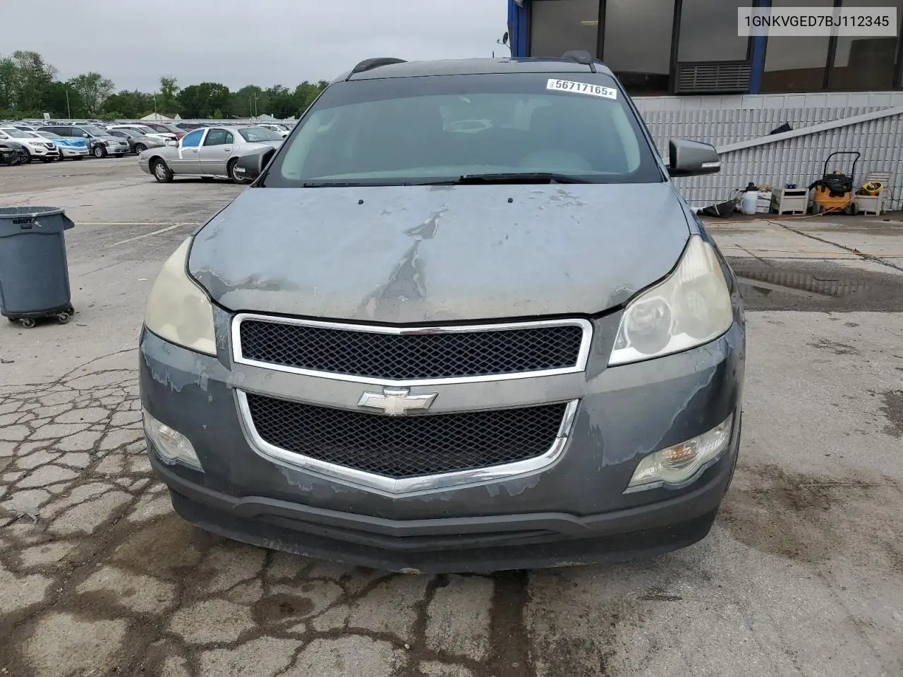 2011 Chevrolet Traverse Lt VIN: 1GNKVGED7BJ112345 Lot: 56717165
