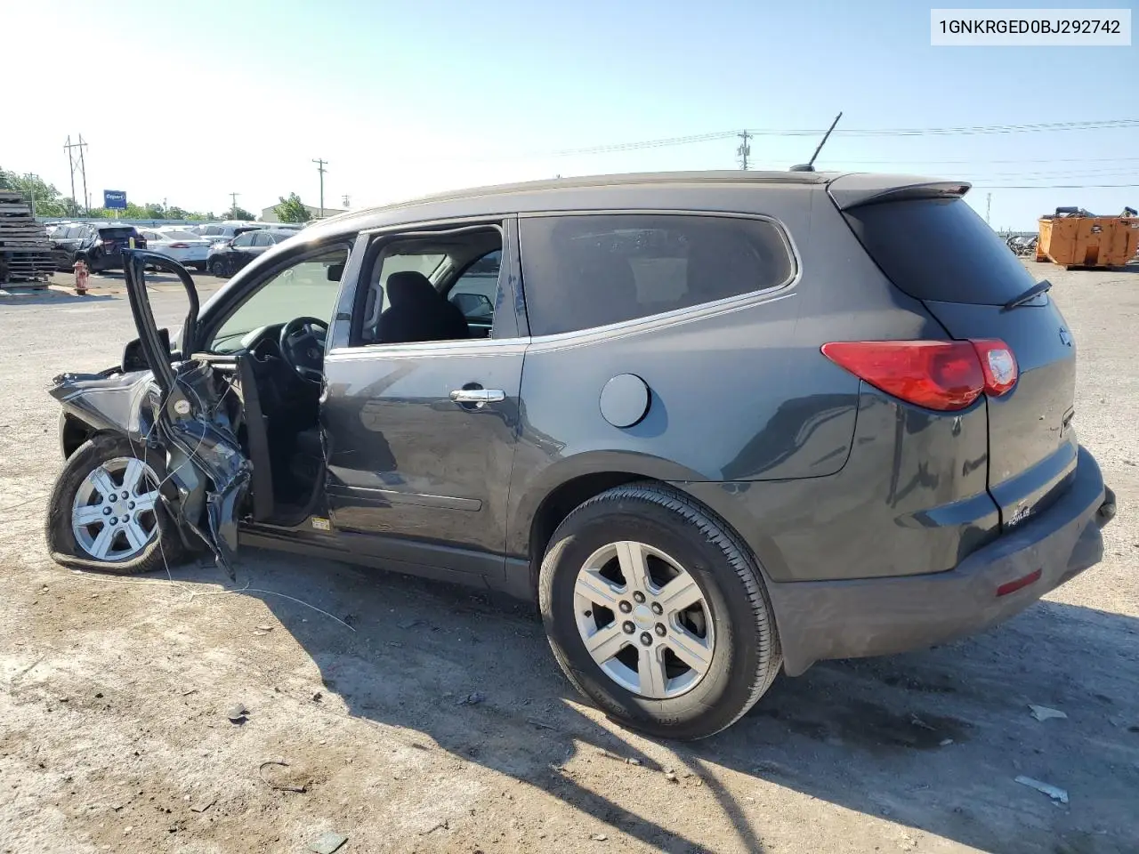 2011 Chevrolet Traverse Lt VIN: 1GNKRGED0BJ292742 Lot: 56837745