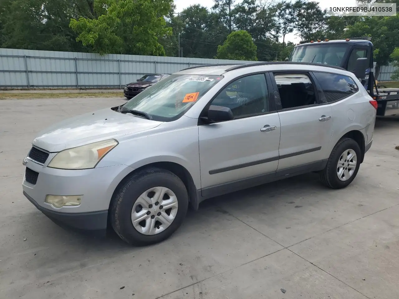 2011 Chevrolet Traverse Ls VIN: 1GNKRFED9BJ410538 Lot: 62278085