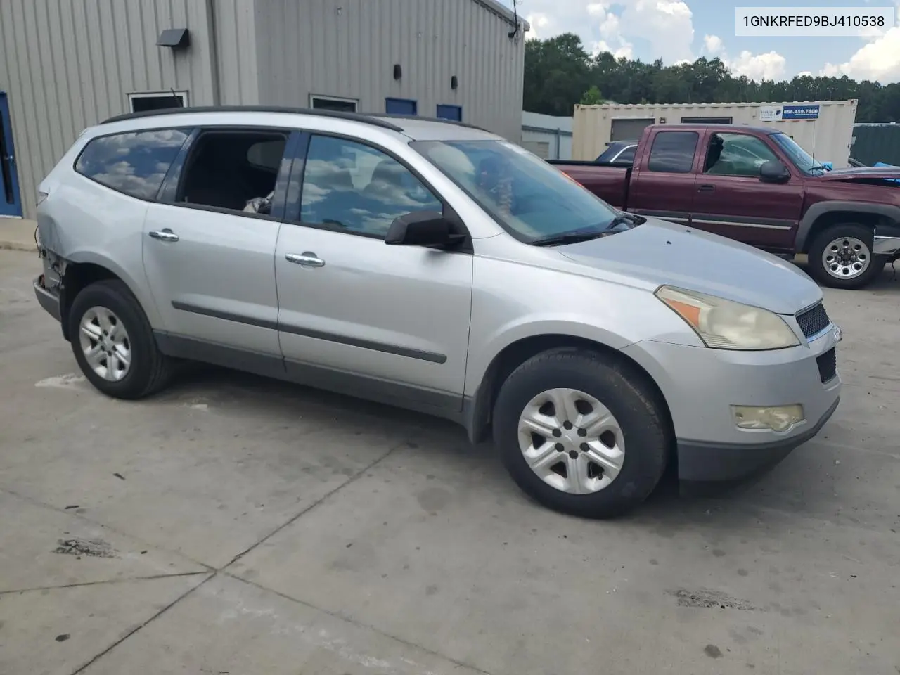 2011 Chevrolet Traverse Ls VIN: 1GNKRFED9BJ410538 Lot: 62278085