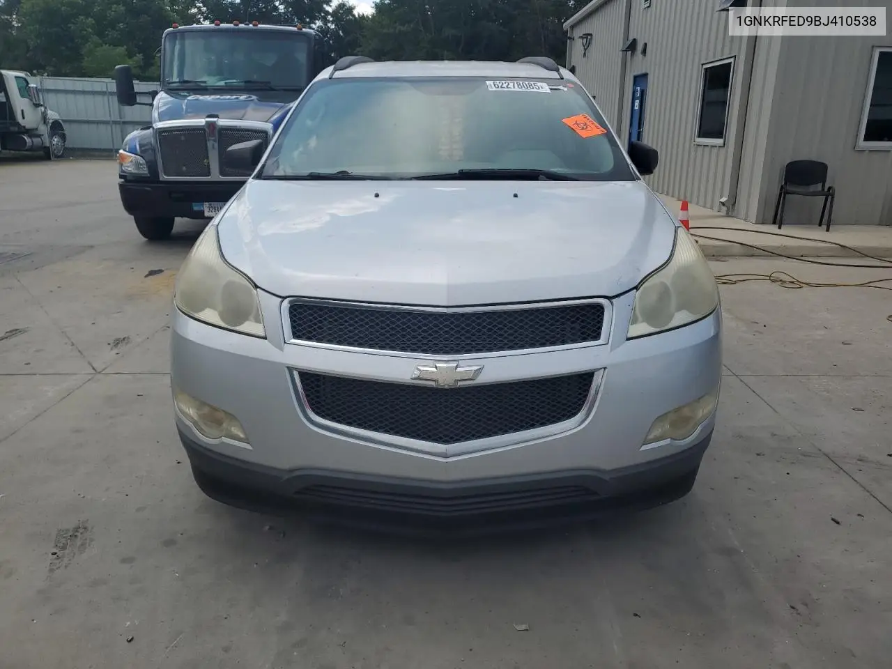 2011 Chevrolet Traverse Ls VIN: 1GNKRFED9BJ410538 Lot: 62278085