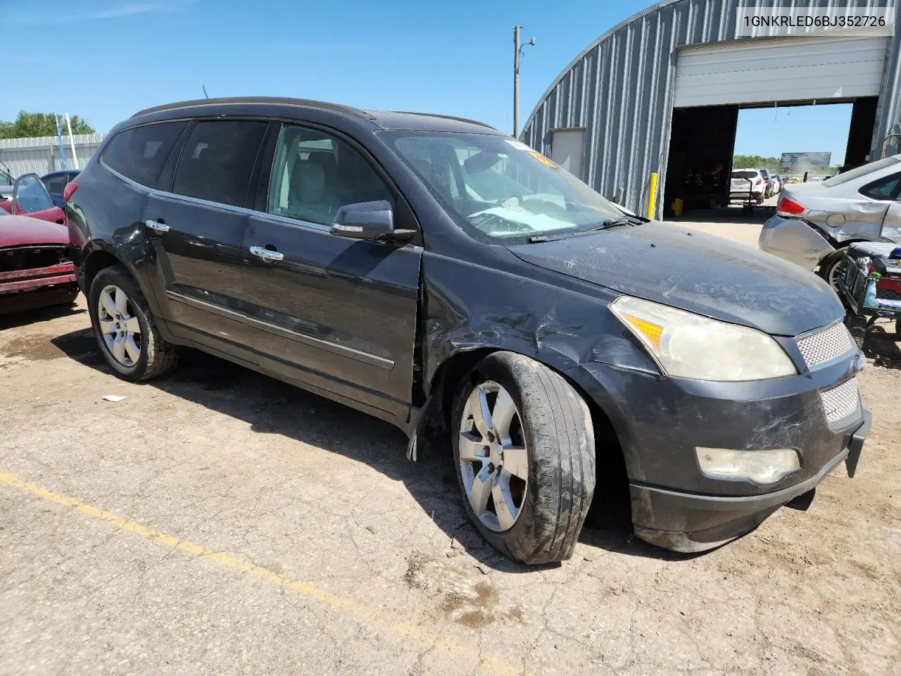 2011 Chevrolet Traverse Ltz VIN: 1GNKRLED6BJ352726 Lot: 62947315