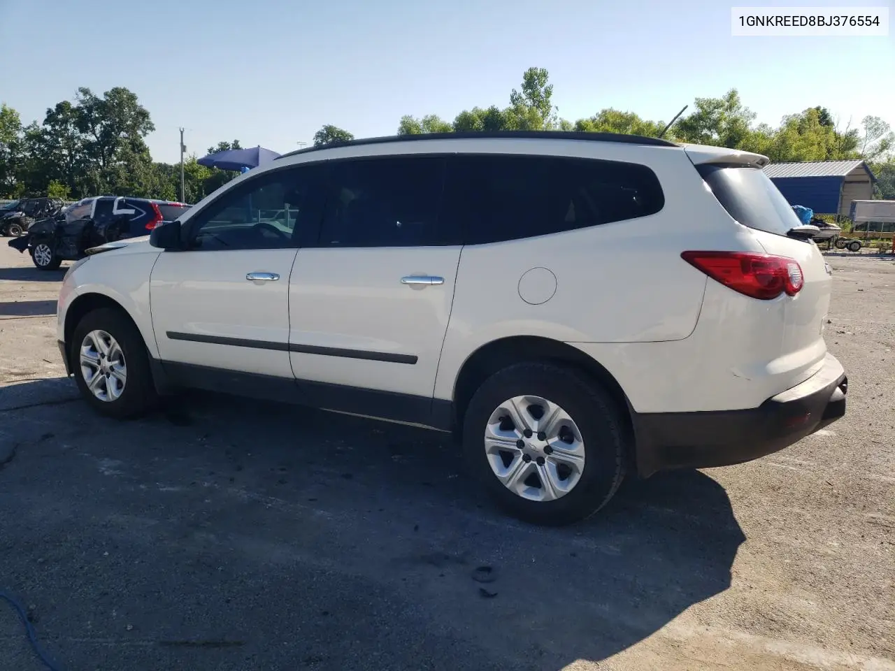 2011 Chevrolet Traverse Ls VIN: 1GNKREED8BJ376554 Lot: 63322555