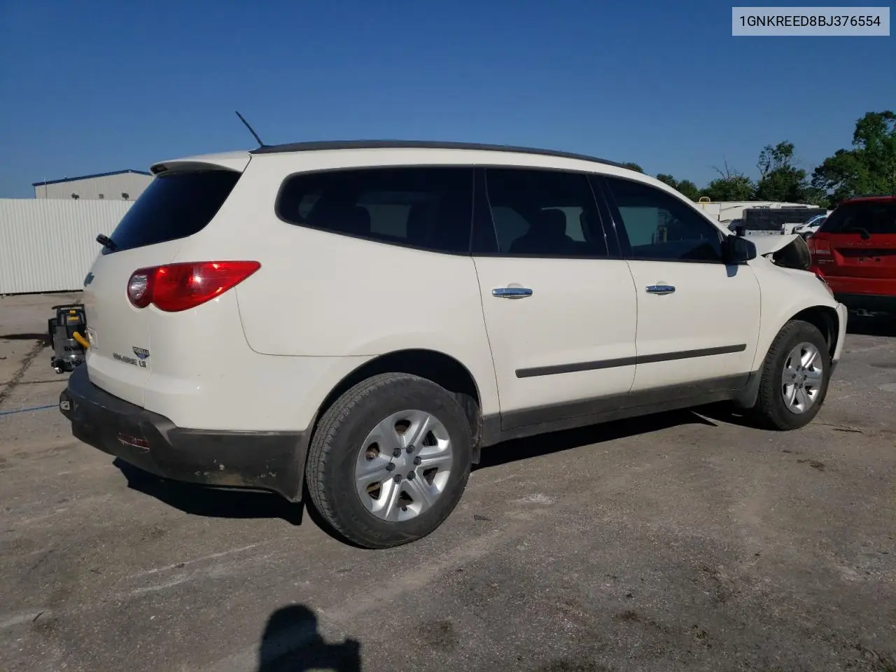 2011 Chevrolet Traverse Ls VIN: 1GNKREED8BJ376554 Lot: 63322555