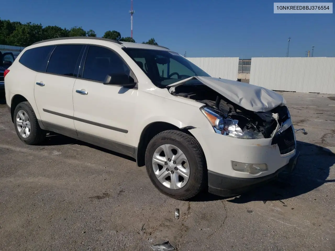 2011 Chevrolet Traverse Ls VIN: 1GNKREED8BJ376554 Lot: 63322555