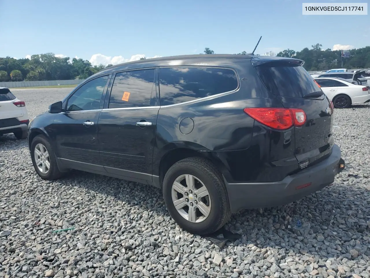 2012 Chevrolet Traverse Lt VIN: 1GNKVGED5CJ117741 Lot: 56875255
