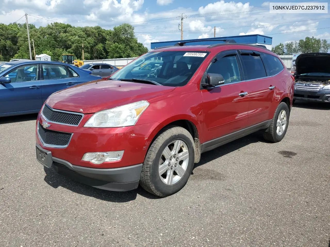 2012 Chevrolet Traverse Lt VIN: 1GNKVJED7CJ237912 Lot: 59508255