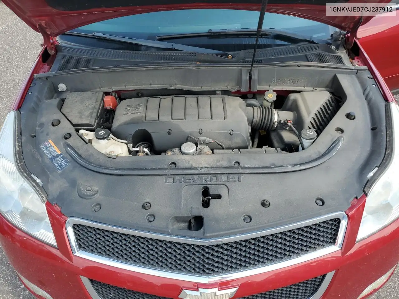 2012 Chevrolet Traverse Lt VIN: 1GNKVJED7CJ237912 Lot: 59508255