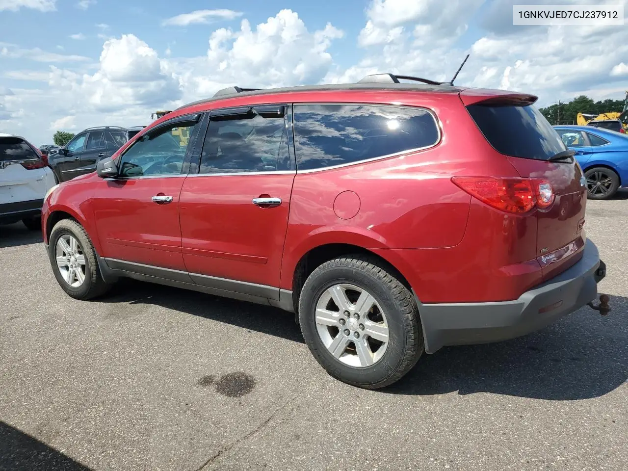 2012 Chevrolet Traverse Lt VIN: 1GNKVJED7CJ237912 Lot: 59508255