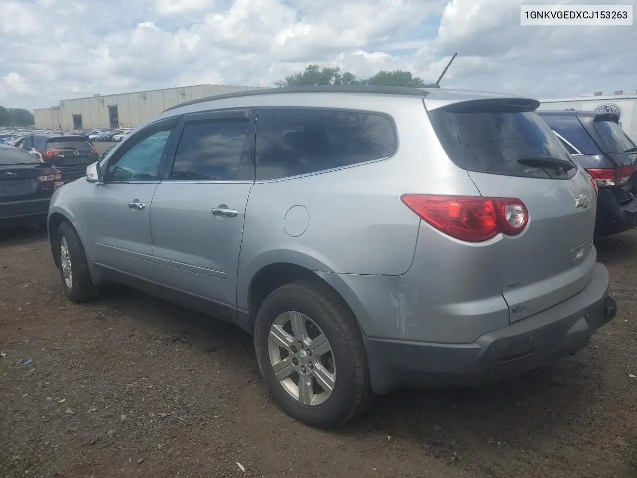 2012 Chevrolet Traverse Lt VIN: 1GNKVGEDXCJ153263 Lot: 59953275