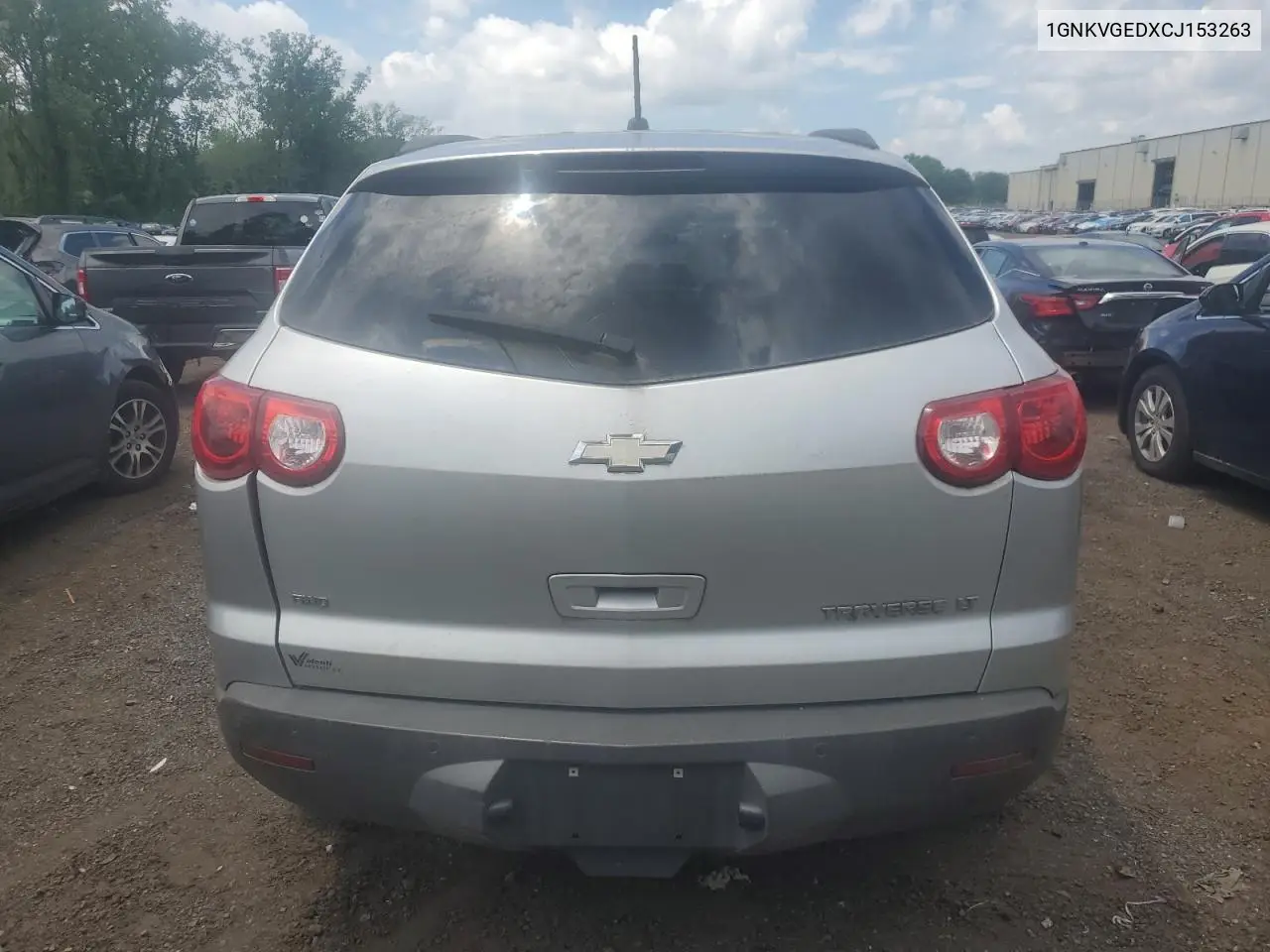 2012 Chevrolet Traverse Lt VIN: 1GNKVGEDXCJ153263 Lot: 59953275