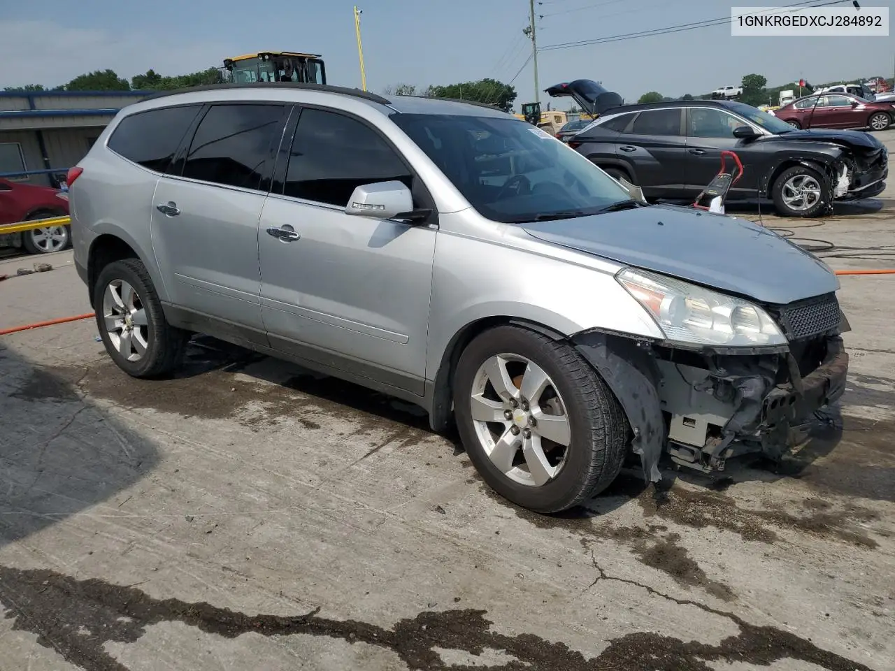 2012 Chevrolet Traverse Lt VIN: 1GNKRGEDXCJ284892 Lot: 60590775
