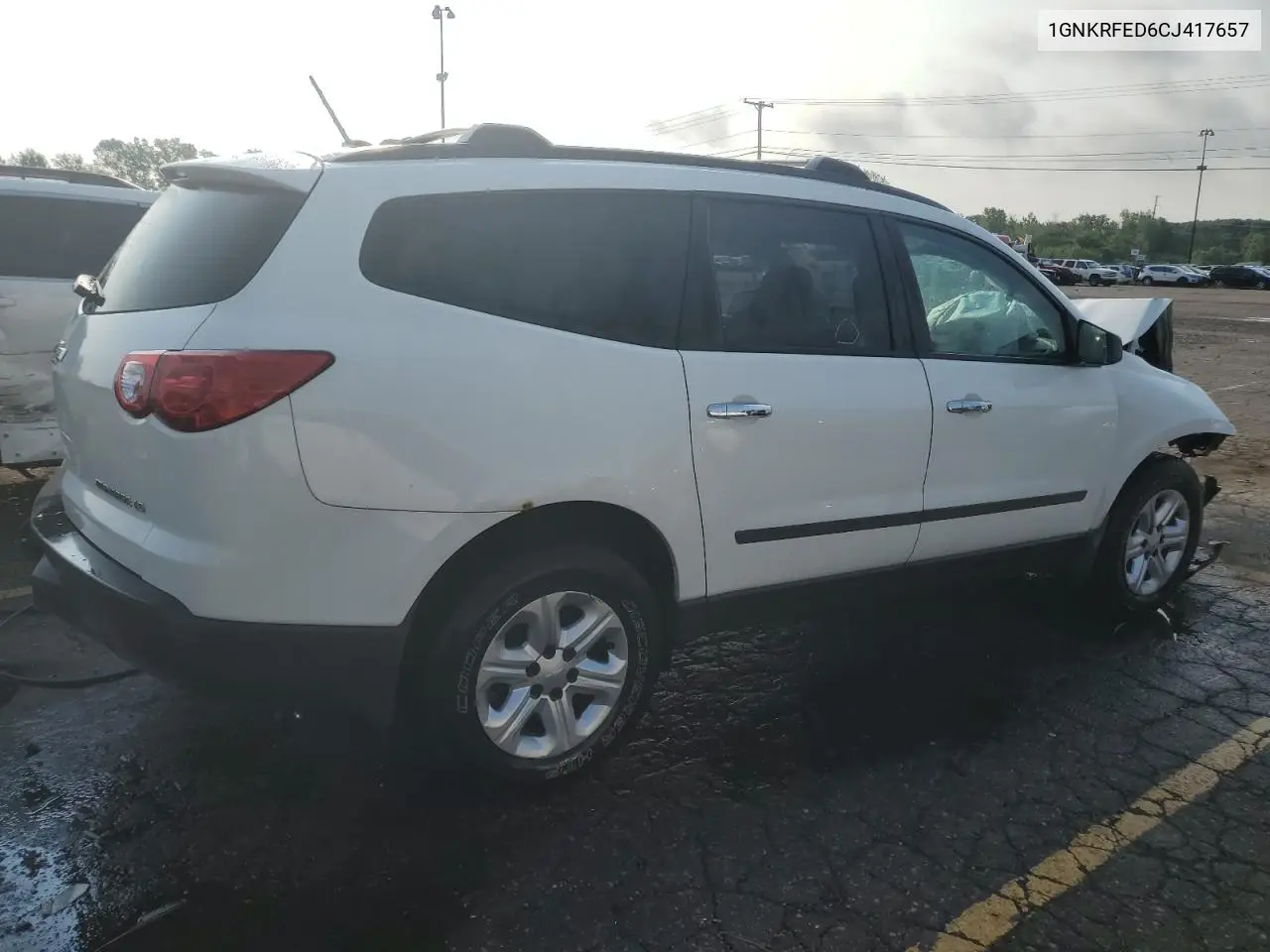2012 Chevrolet Traverse Ls VIN: 1GNKRFED6CJ417657 Lot: 62290965