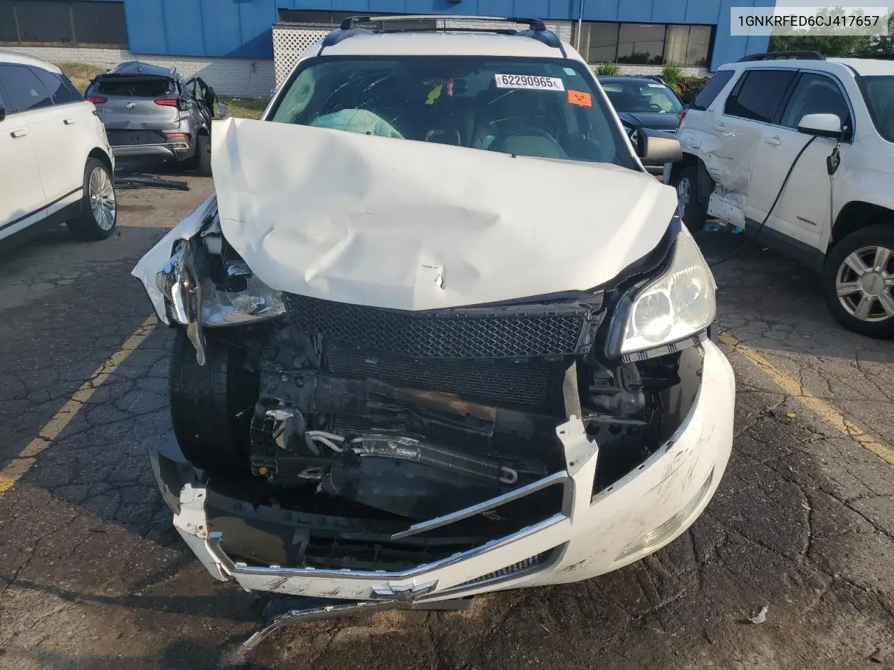 2012 Chevrolet Traverse Ls VIN: 1GNKRFED6CJ417657 Lot: 62290965