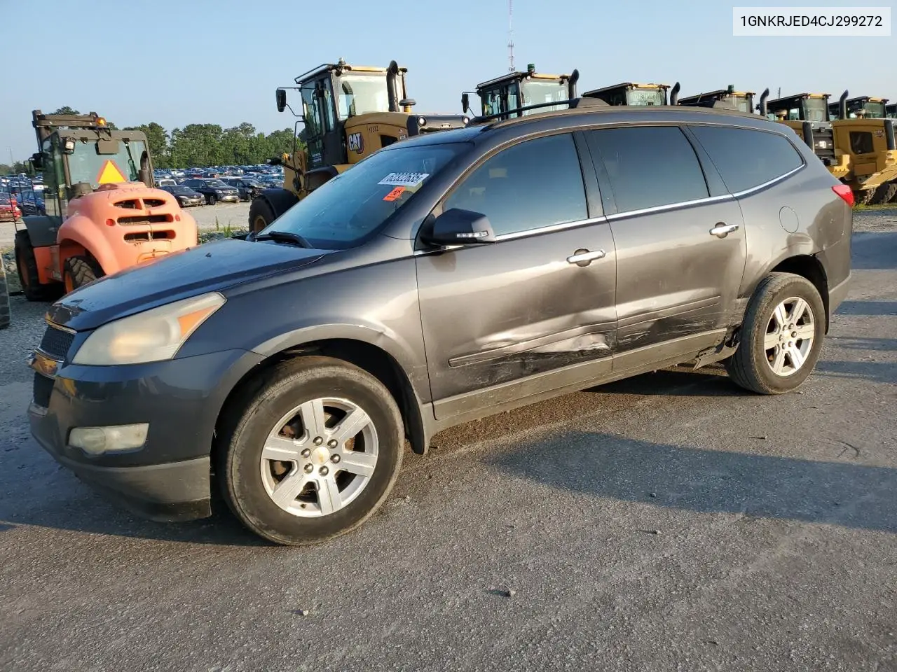 2012 Chevrolet Traverse Lt VIN: 1GNKRJED4CJ299272 Lot: 62322635