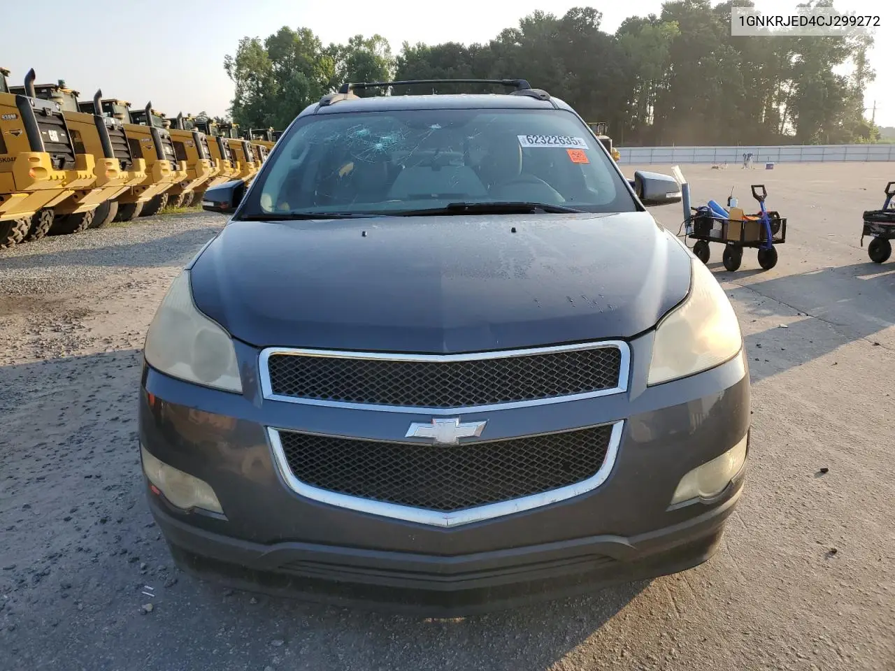 2012 Chevrolet Traverse Lt VIN: 1GNKRJED4CJ299272 Lot: 62322635