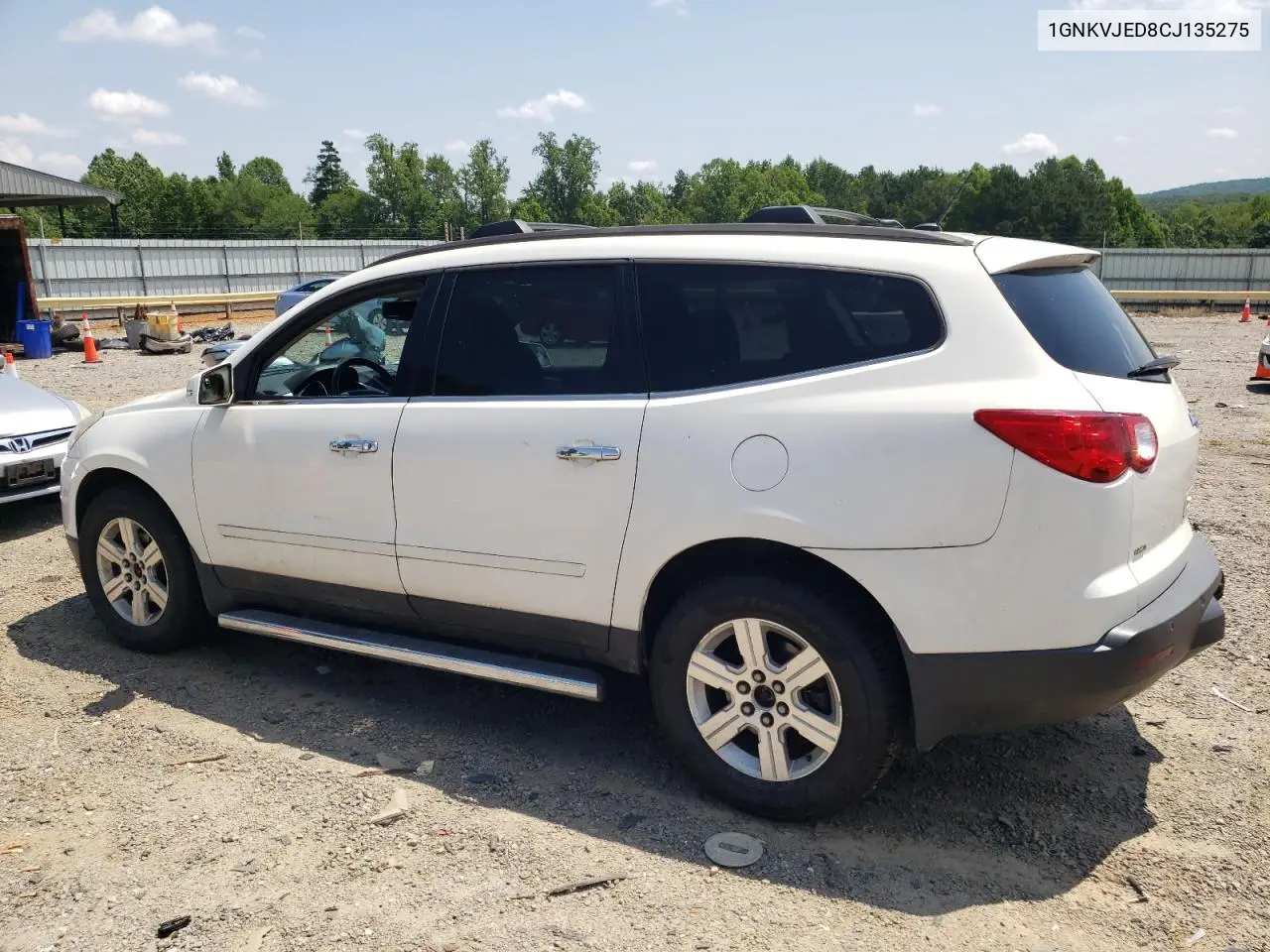 2012 Chevrolet Traverse Lt VIN: 1GNKVJED8CJ135275 Lot: 62666565
