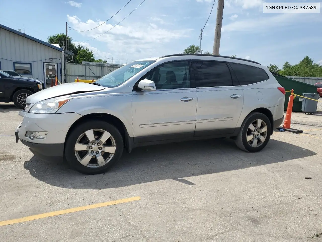 2012 Chevrolet Traverse Ltz VIN: 1GNKRLED7CJ337539 Lot: 62875875
