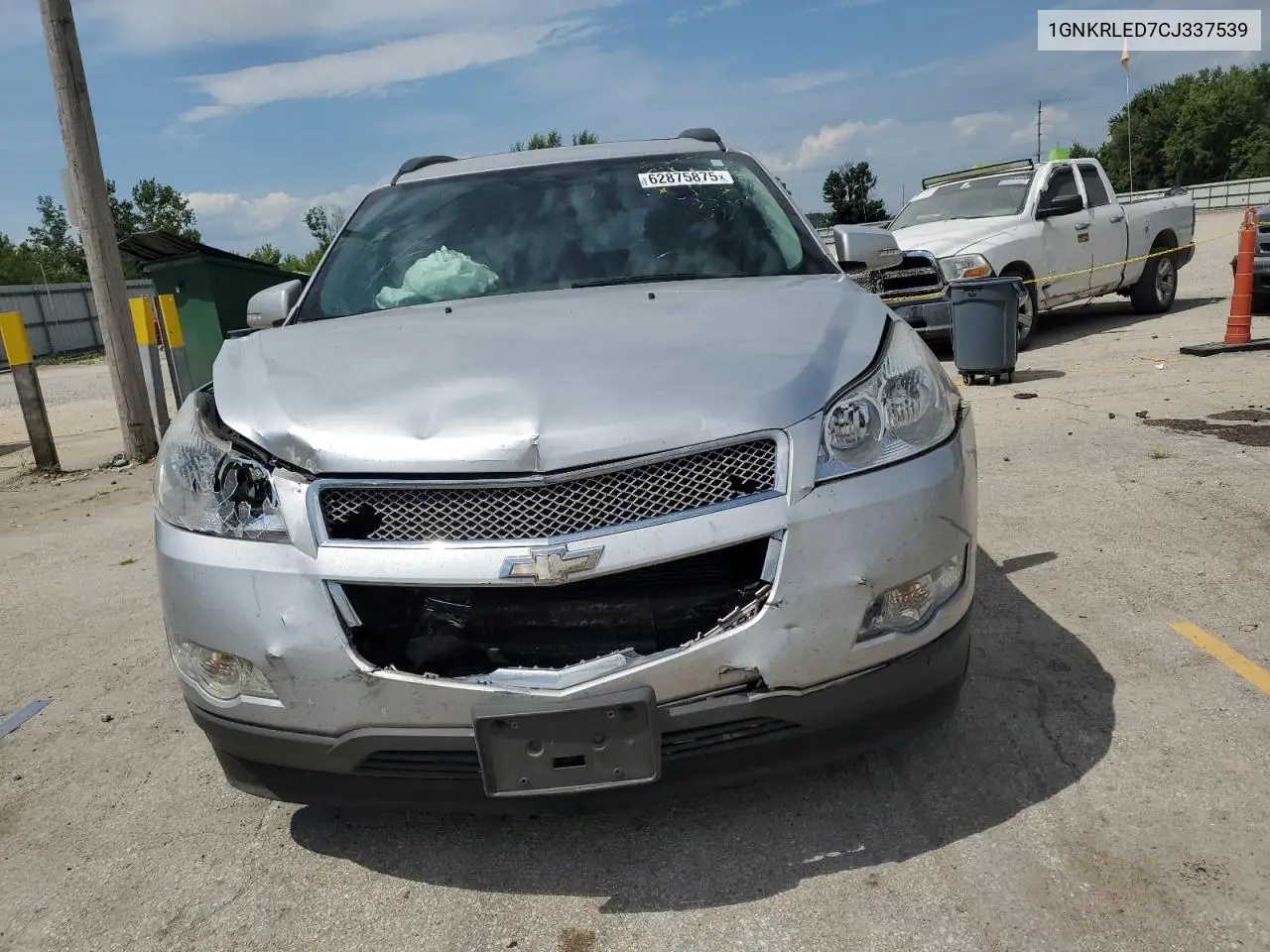 2012 Chevrolet Traverse Ltz VIN: 1GNKRLED7CJ337539 Lot: 62875875