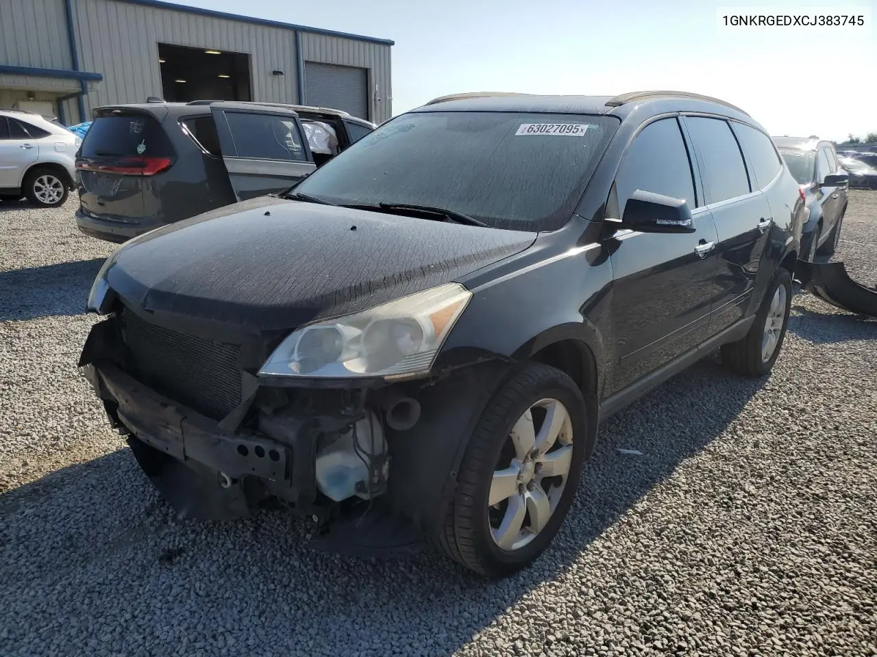 2012 Chevrolet Traverse Lt VIN: 1GNKRGEDXCJ383745 Lot: 63027095