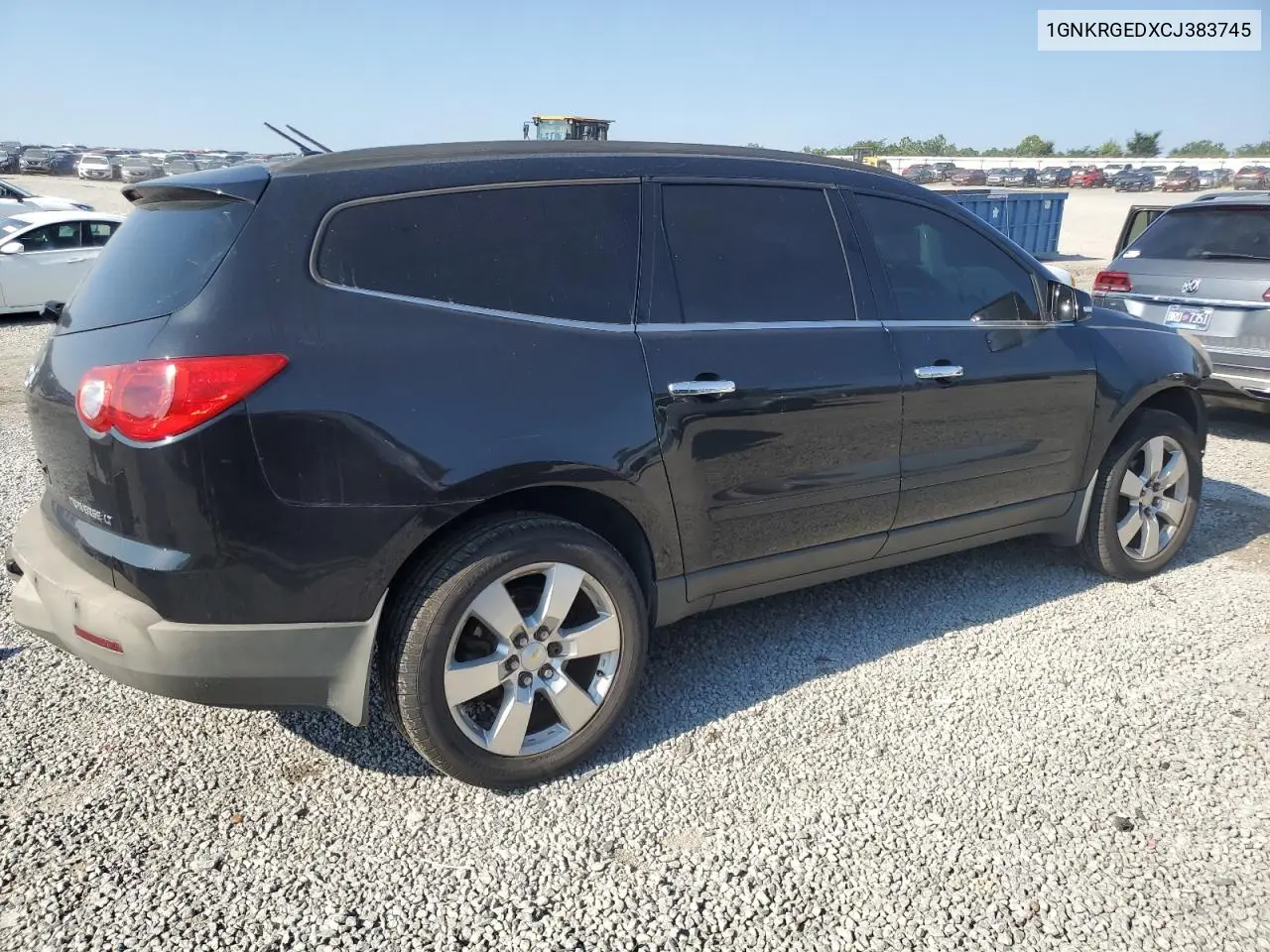 2012 Chevrolet Traverse Lt VIN: 1GNKRGEDXCJ383745 Lot: 63027095