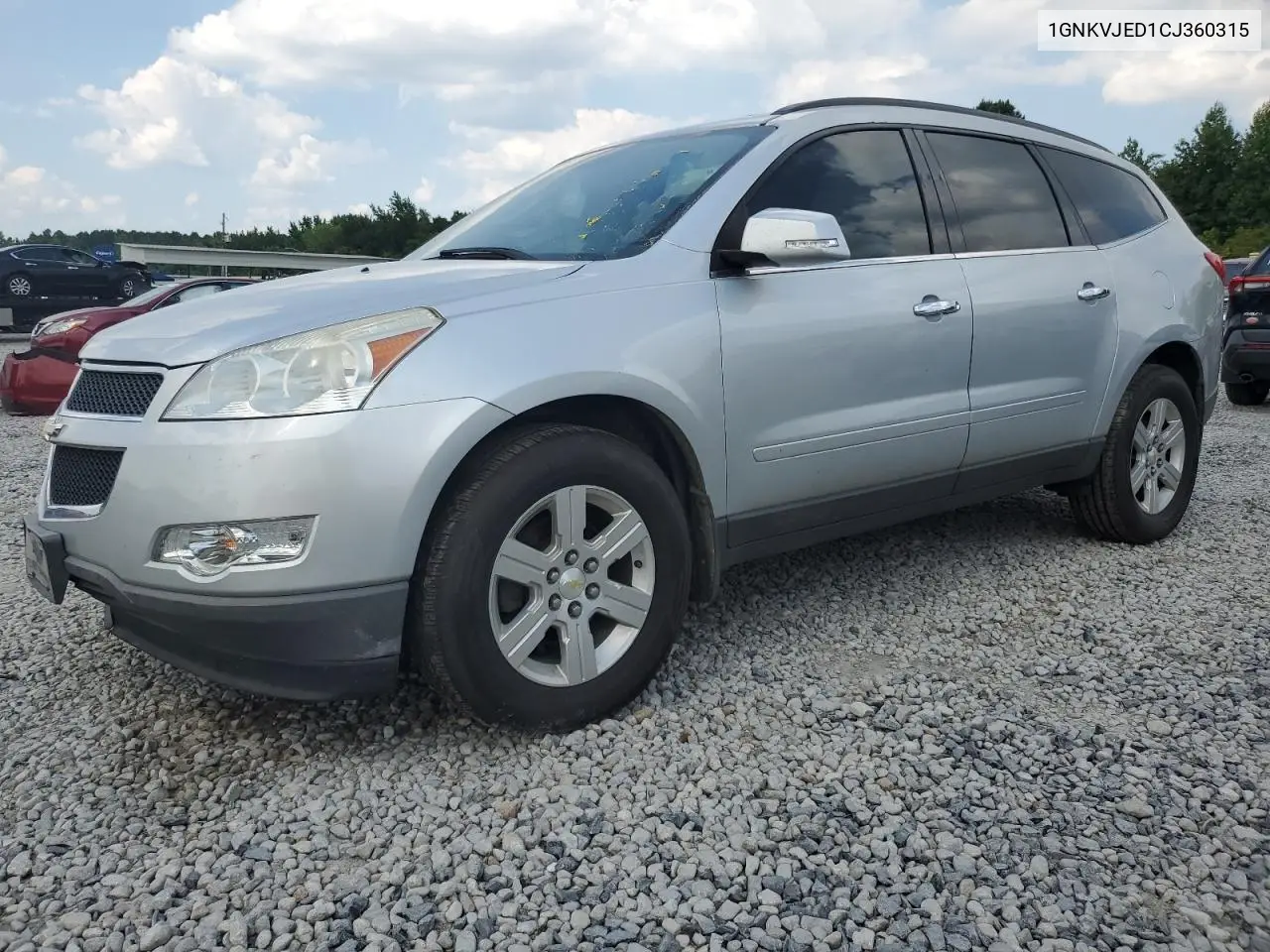 2012 Chevrolet Traverse Lt VIN: 1GNKVJED1CJ360315 Lot: 63070515